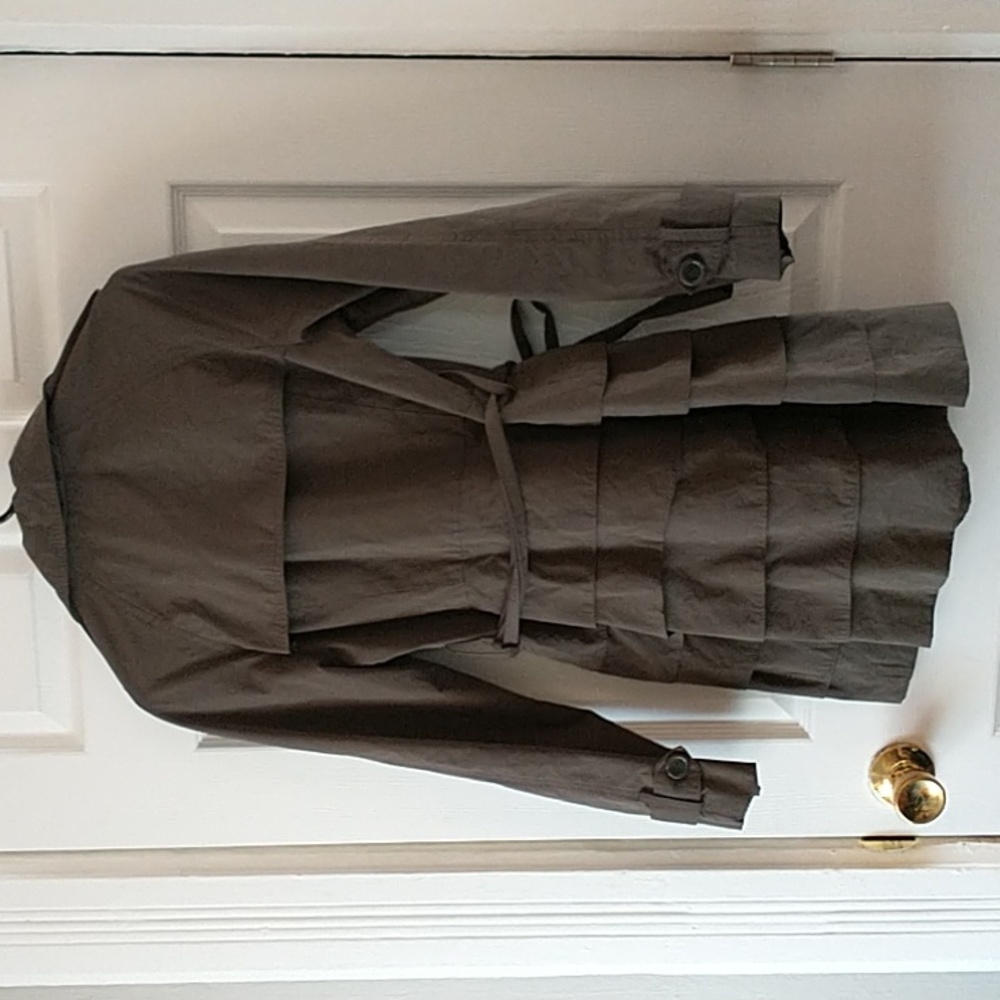 INC Green Linen Jacket - Picture 5 of 5